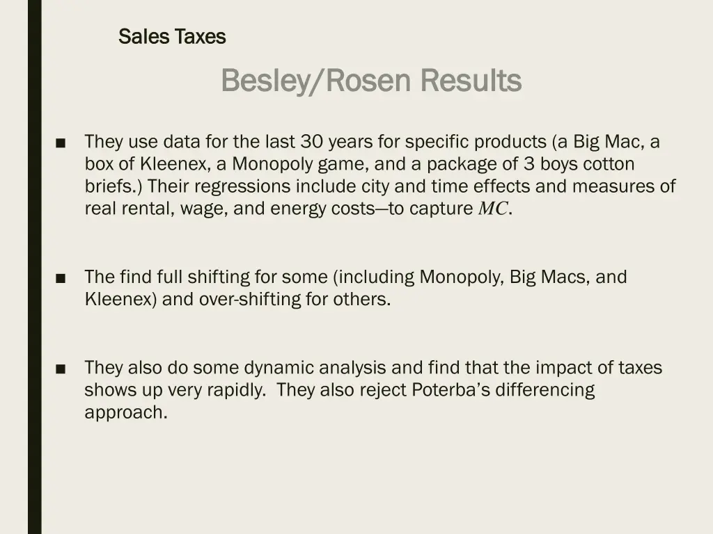 sales taxes sales taxes 31