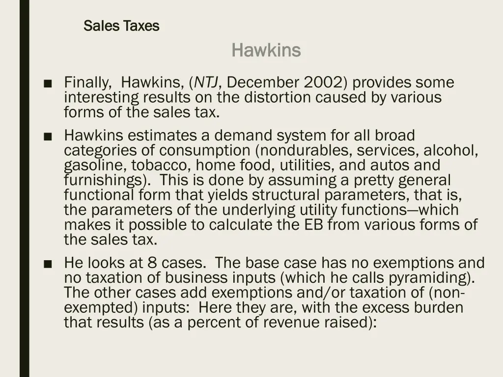 sales taxes sales taxes 33