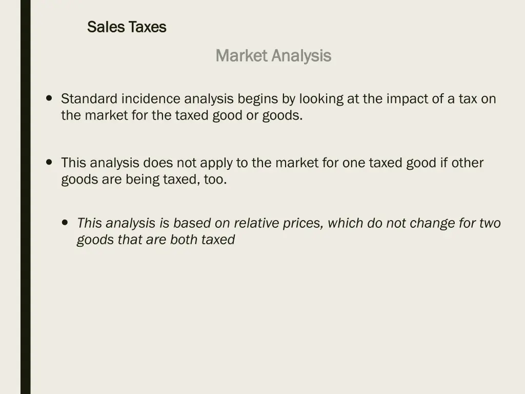 sales taxes sales taxes 5