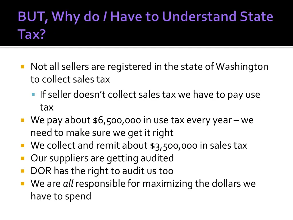 not all sellers are registered in the state