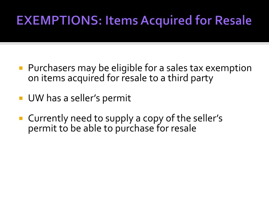purchasers may be eligible for a sales