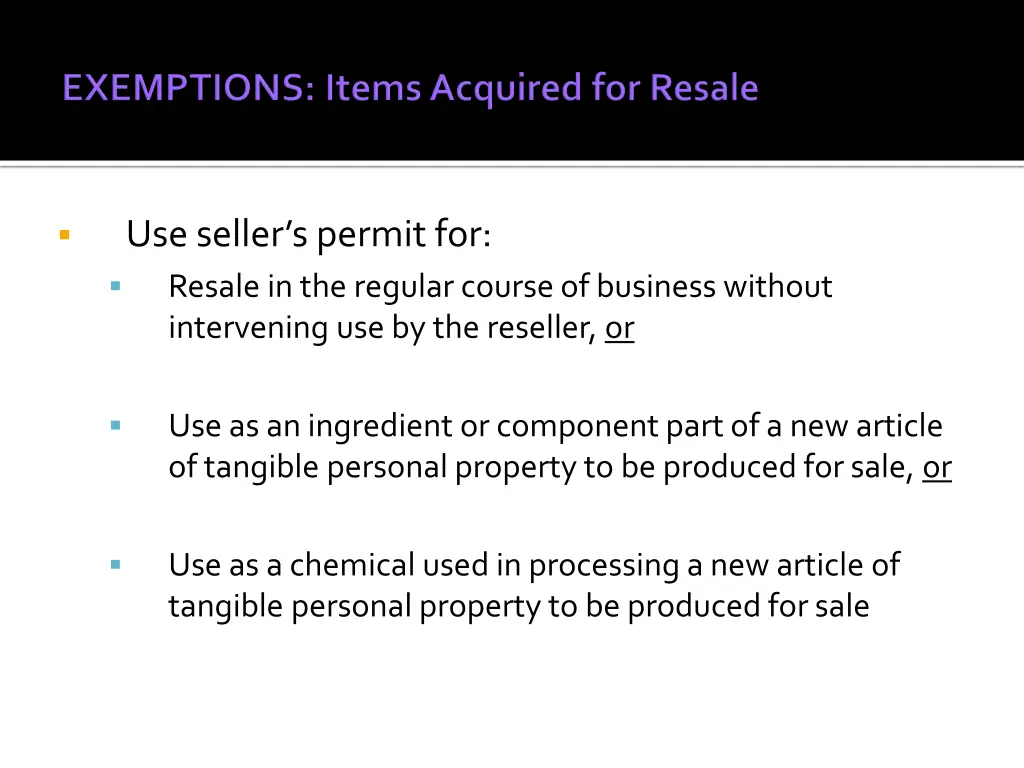 use seller s permit for resale in the regular