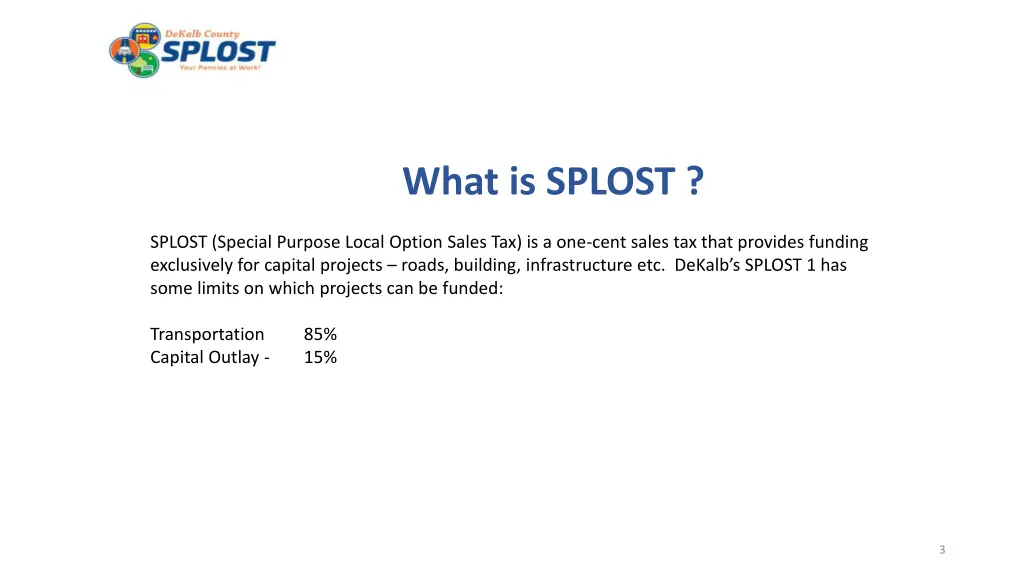 what is splost