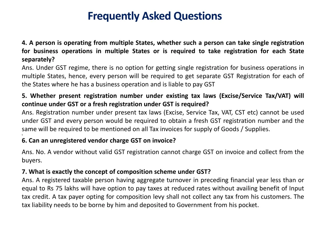 frequently asked questions 1