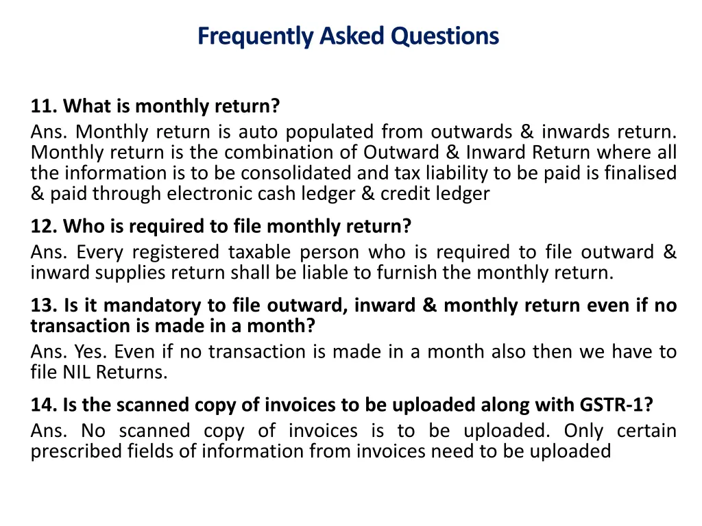 frequently asked questions 3