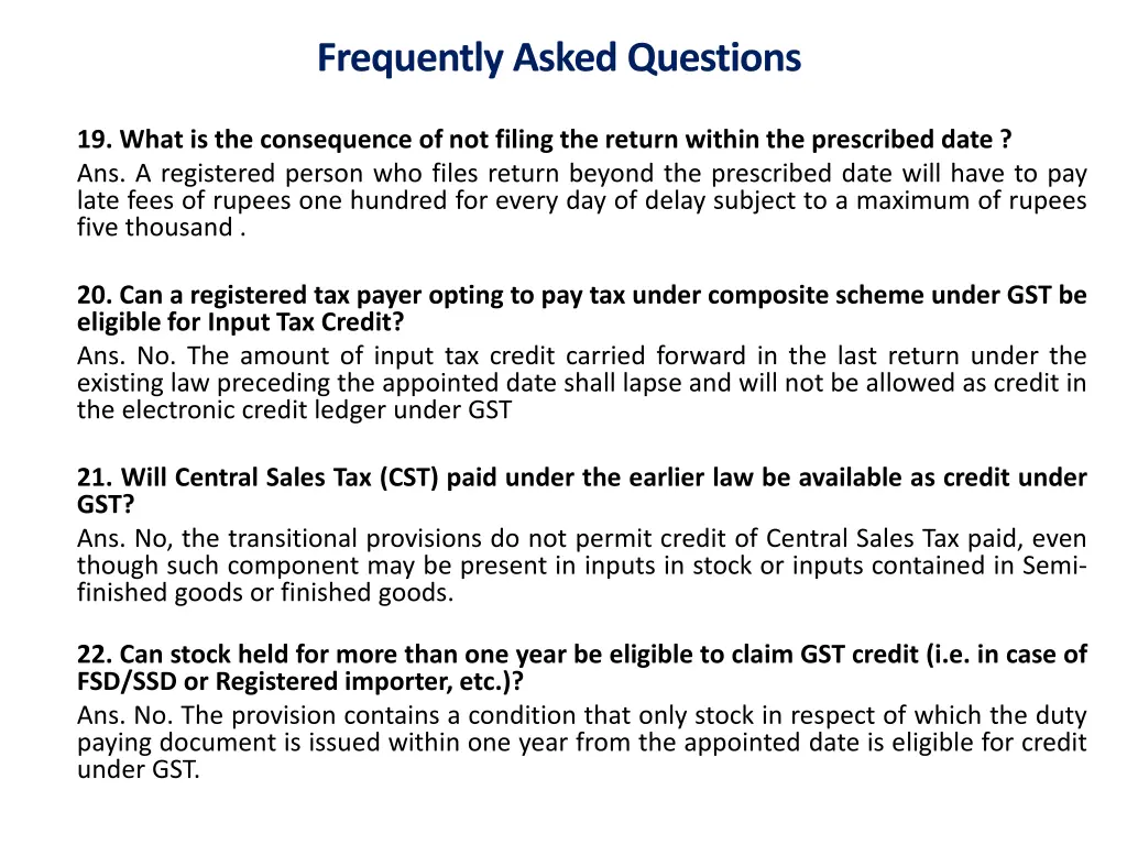frequently asked questions 5