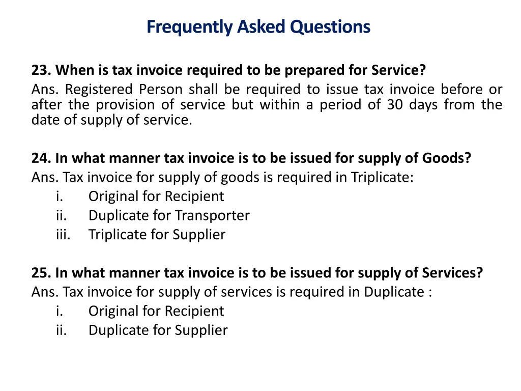 frequently asked questions 6