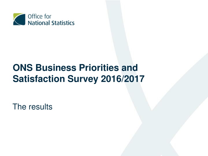 ons business priorities and satisfaction survey