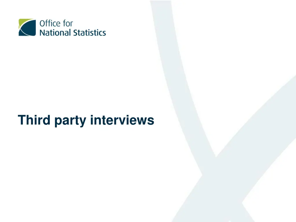 third party interviews