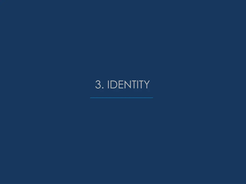 3 identity