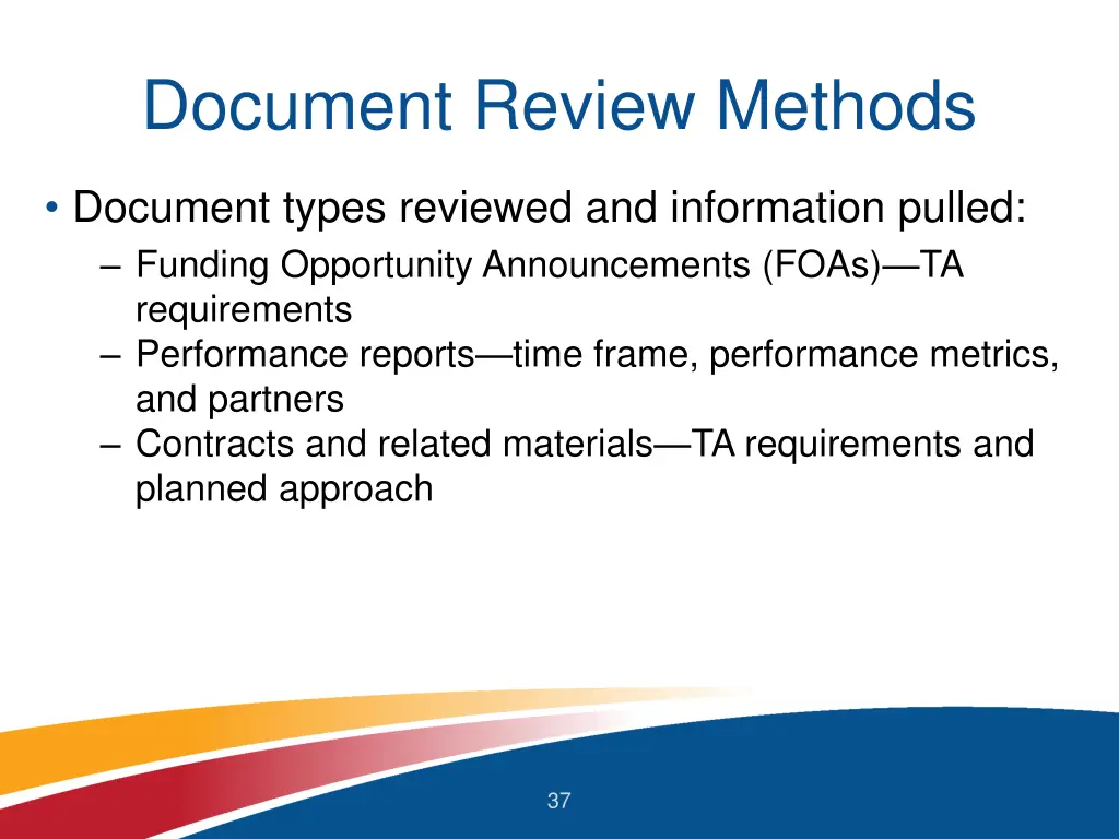document review methods