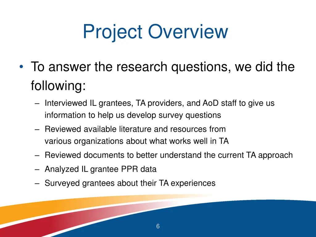 project overview