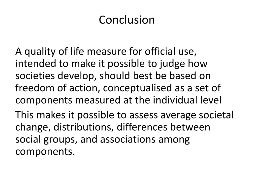 conclusion