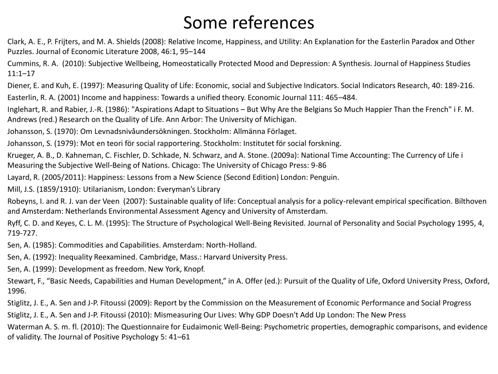 some references