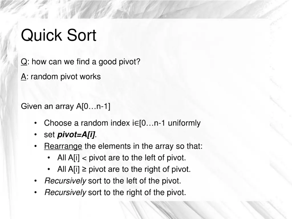 quick sort 3