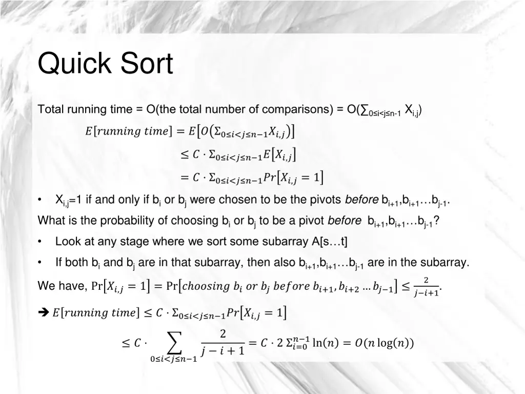 quick sort 5