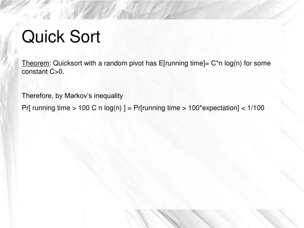 quick sort 6