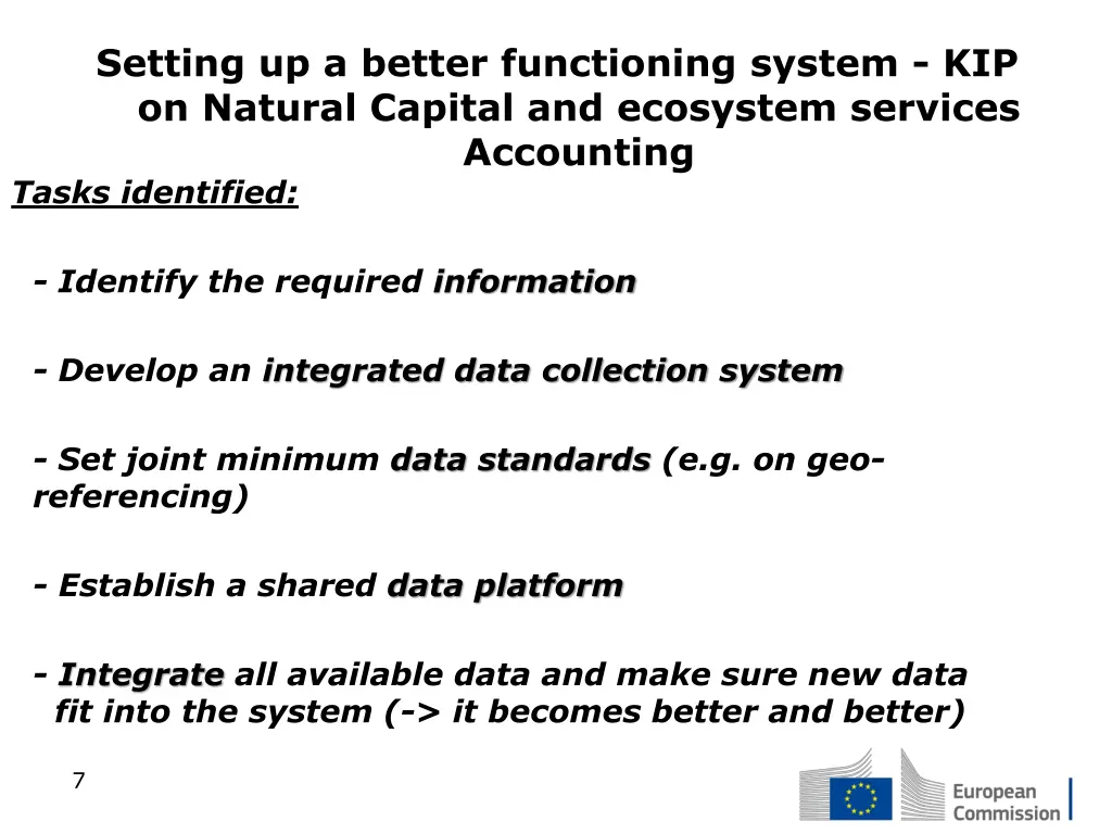 setting up a better functioning system