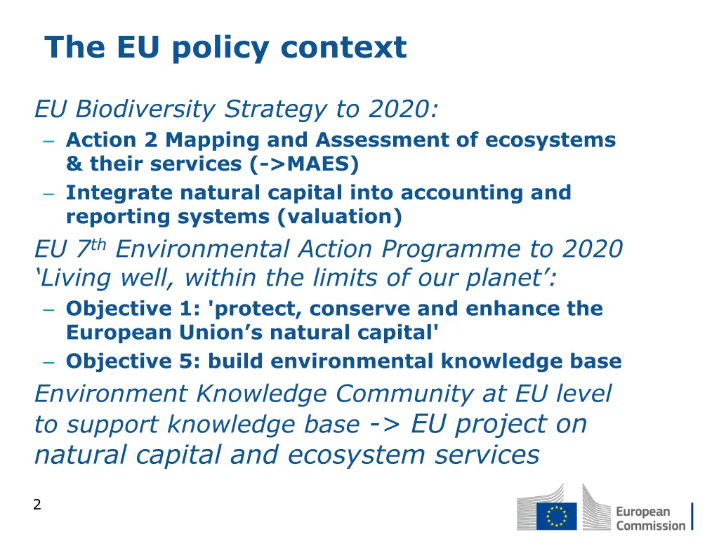 the eu policy context