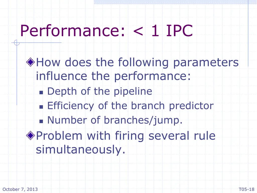 performance 1 ipc