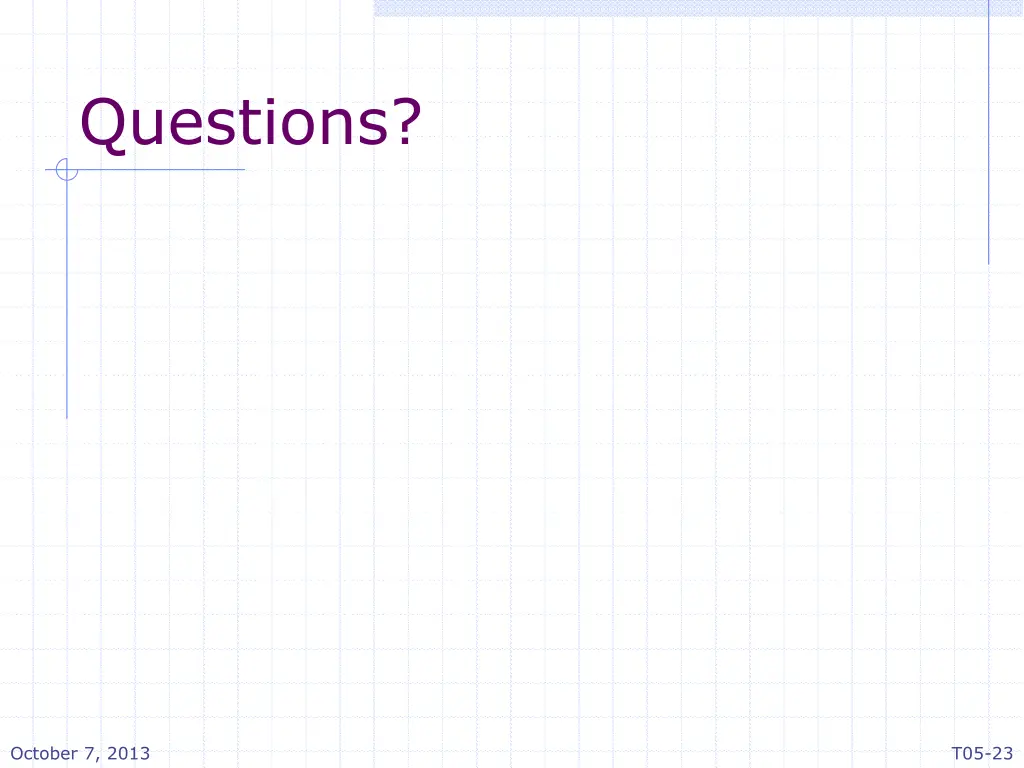 questions