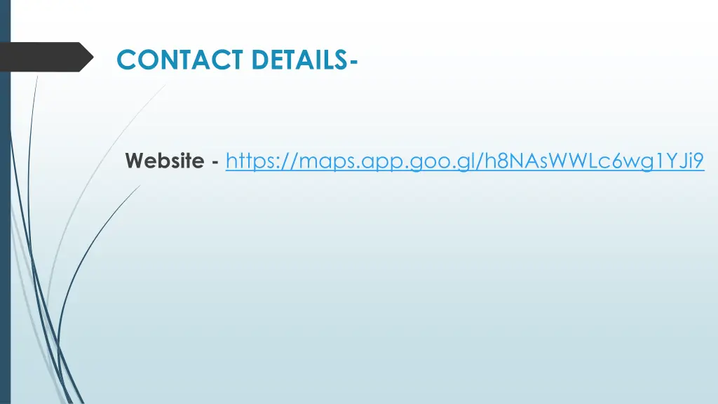 contact details