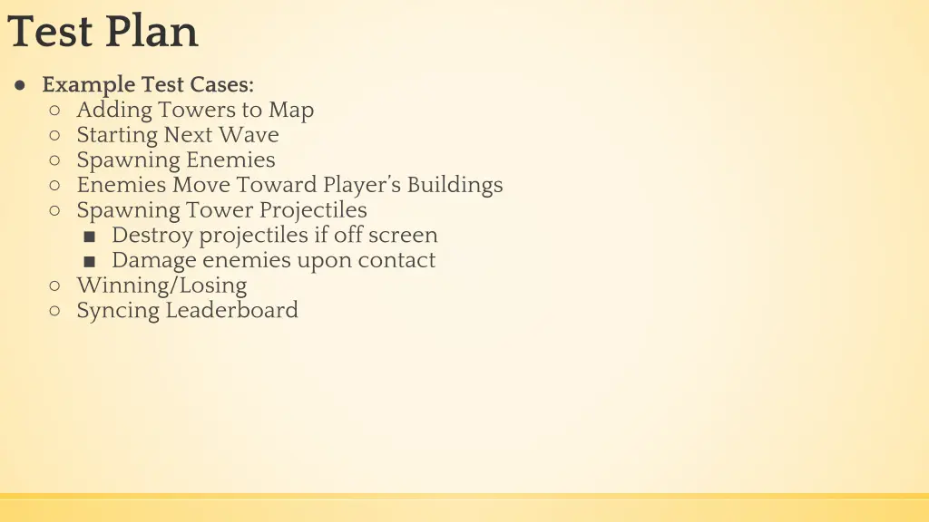 test plan 1