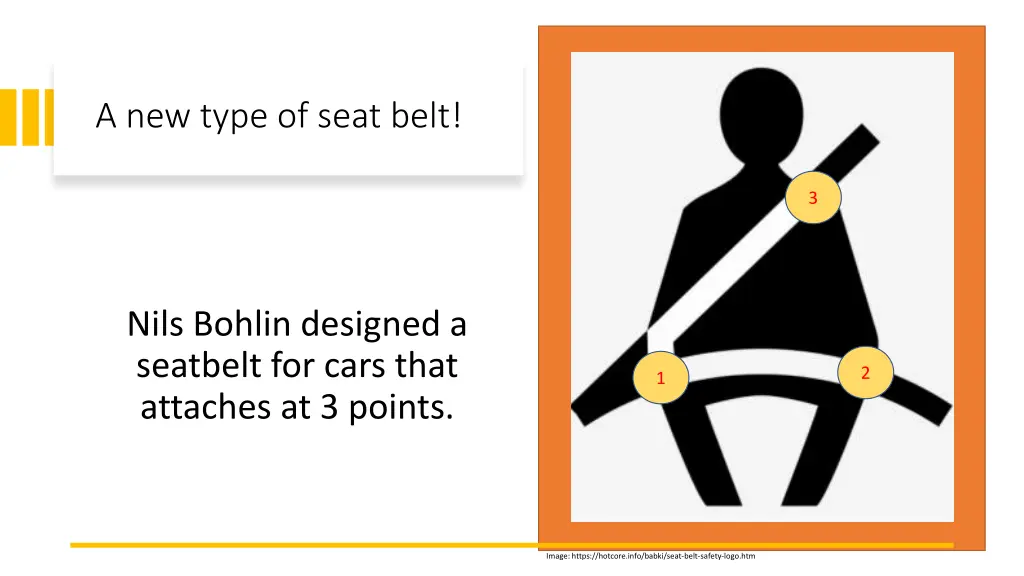 a new type of seat belt