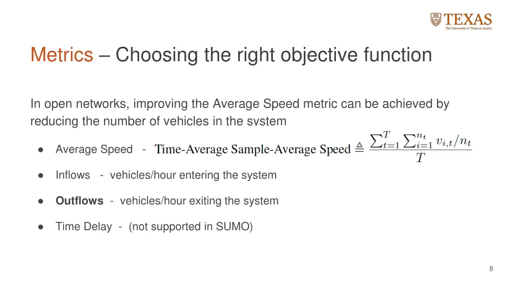 metrics choosing the right objective function