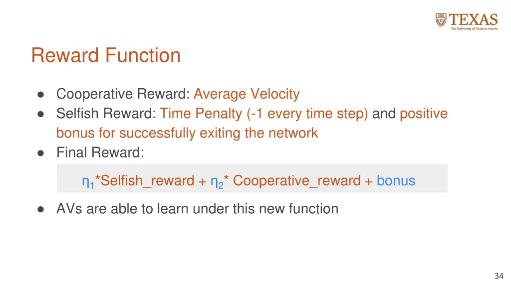 reward function