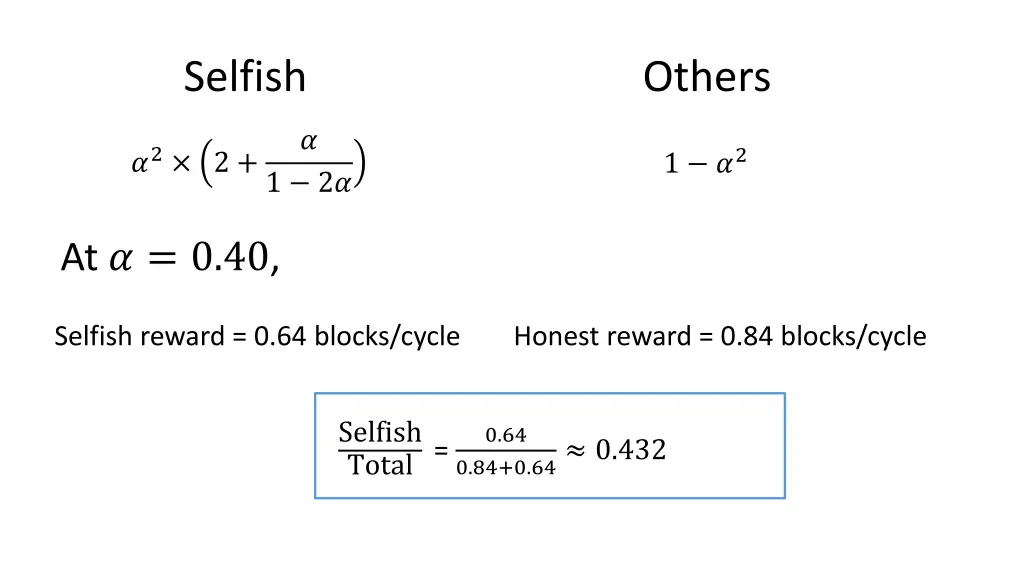 selfish