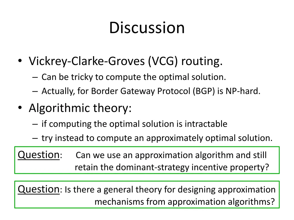 discussion