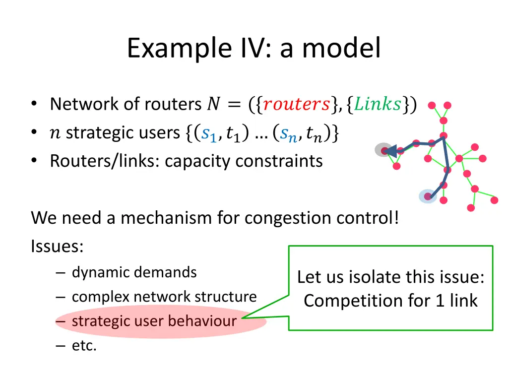 example iv a model