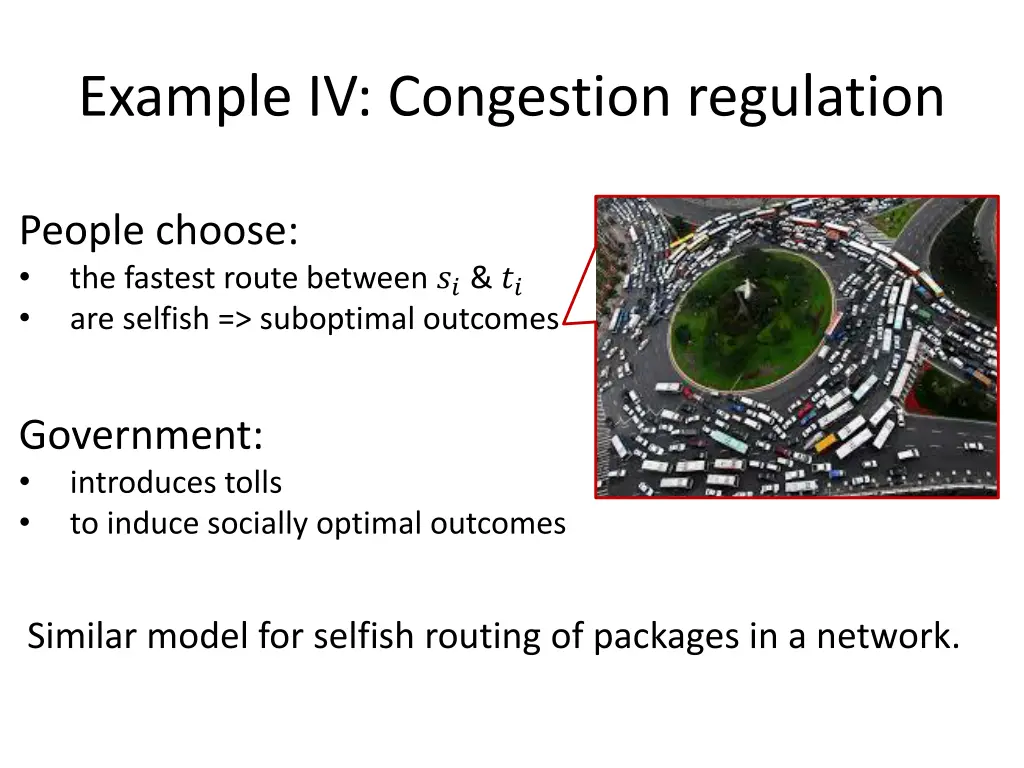 example iv congestion regulation