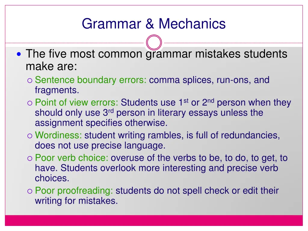 grammar mechanics 1