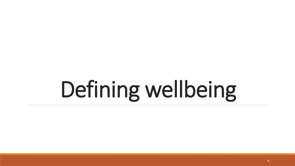defining wellbeing defining wellbeing