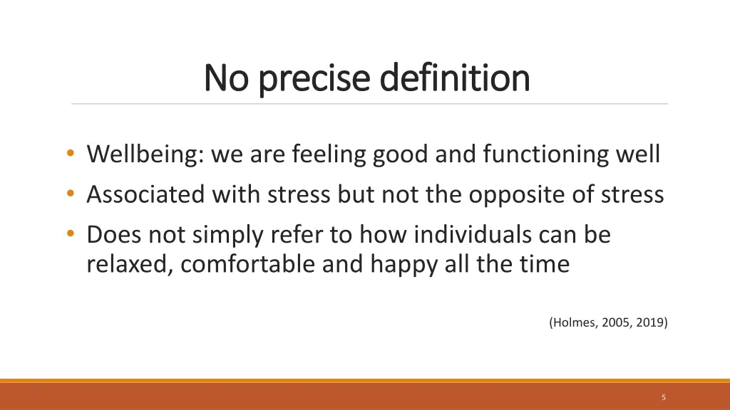 no precise definition no precise definition
