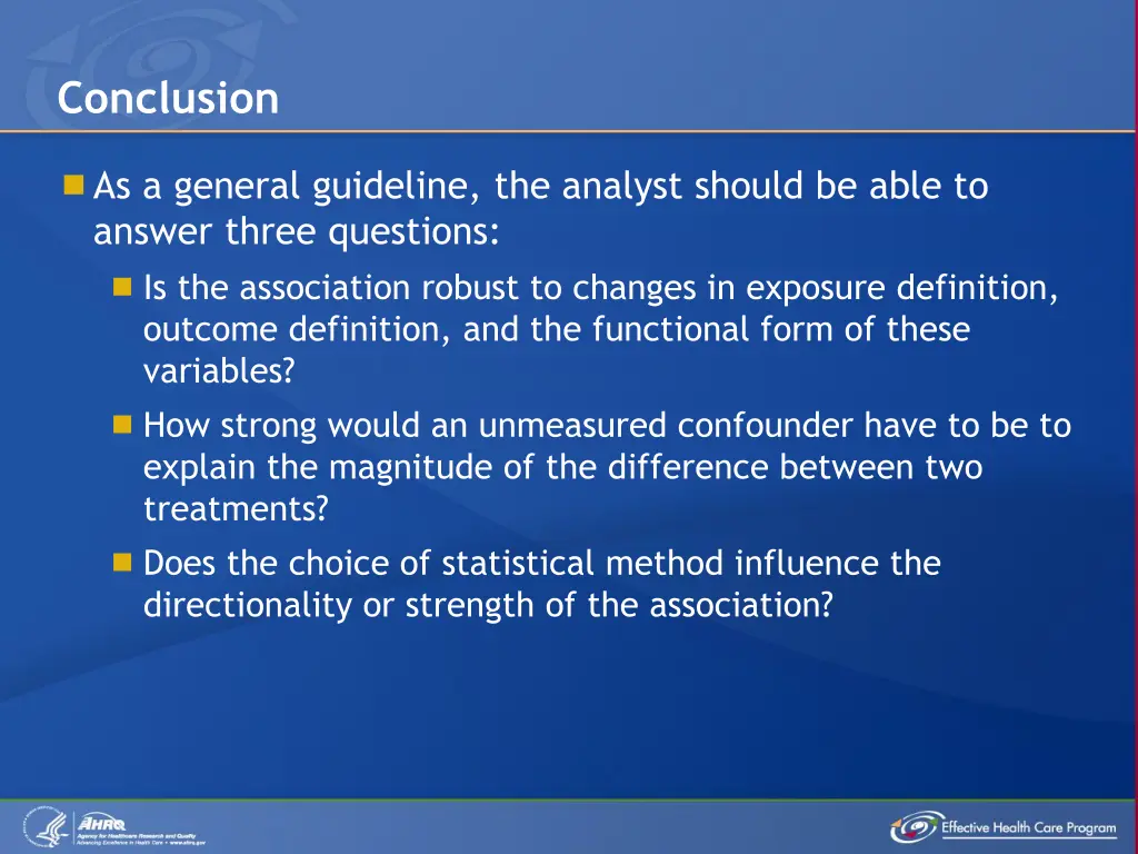 conclusion