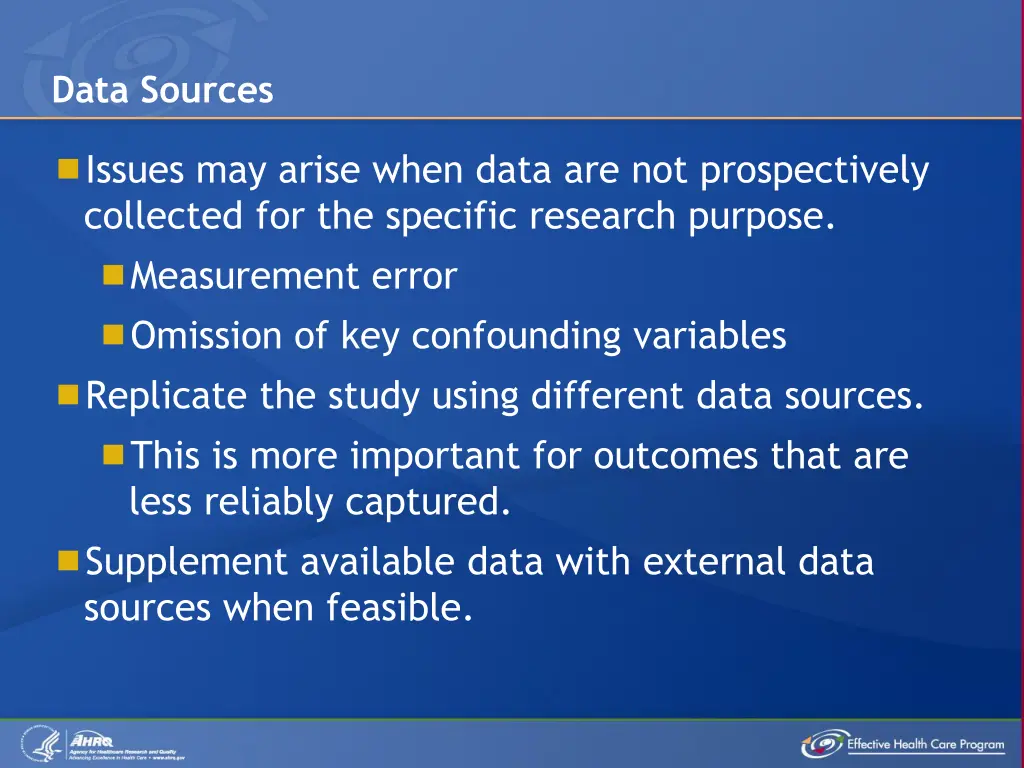 data sources