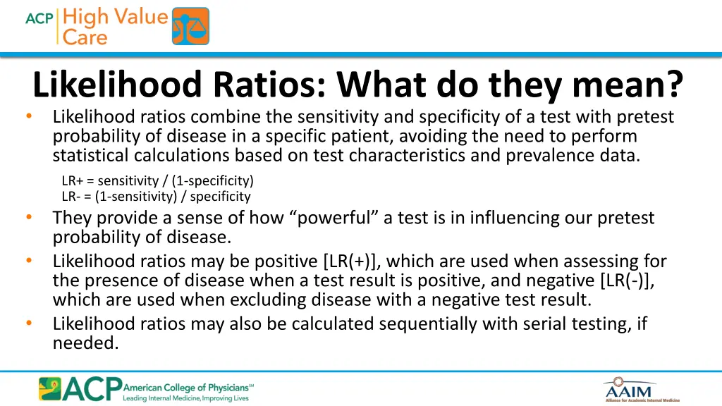 likelihood ratios what do they mean likelihood