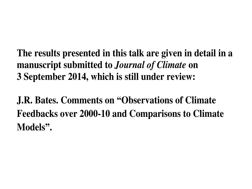 the results presented in this talk are given