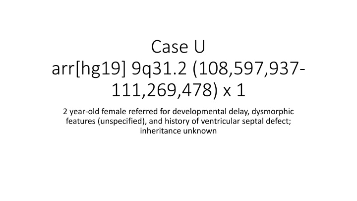 case u