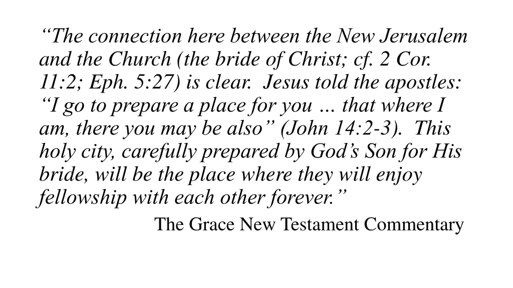 the connection here between the new jerusalem