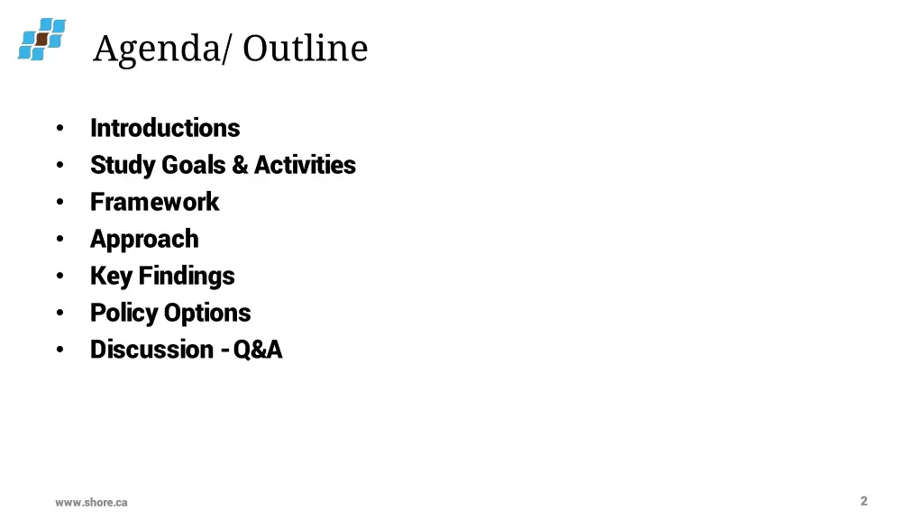 agenda outline