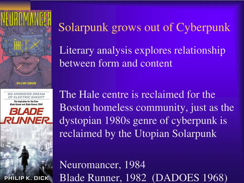 solarpunk grows out of cyberpunk