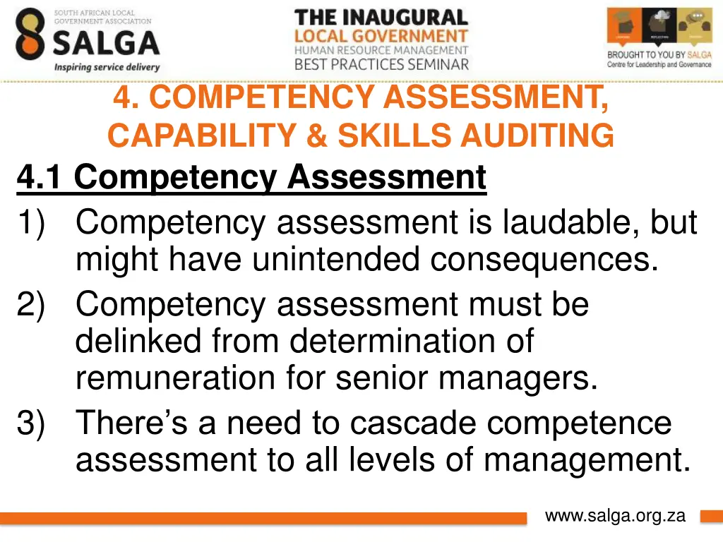 4 competency assessment capability skills