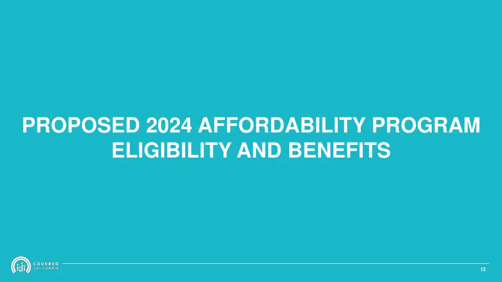 proposed 2024 affordability program eligibility