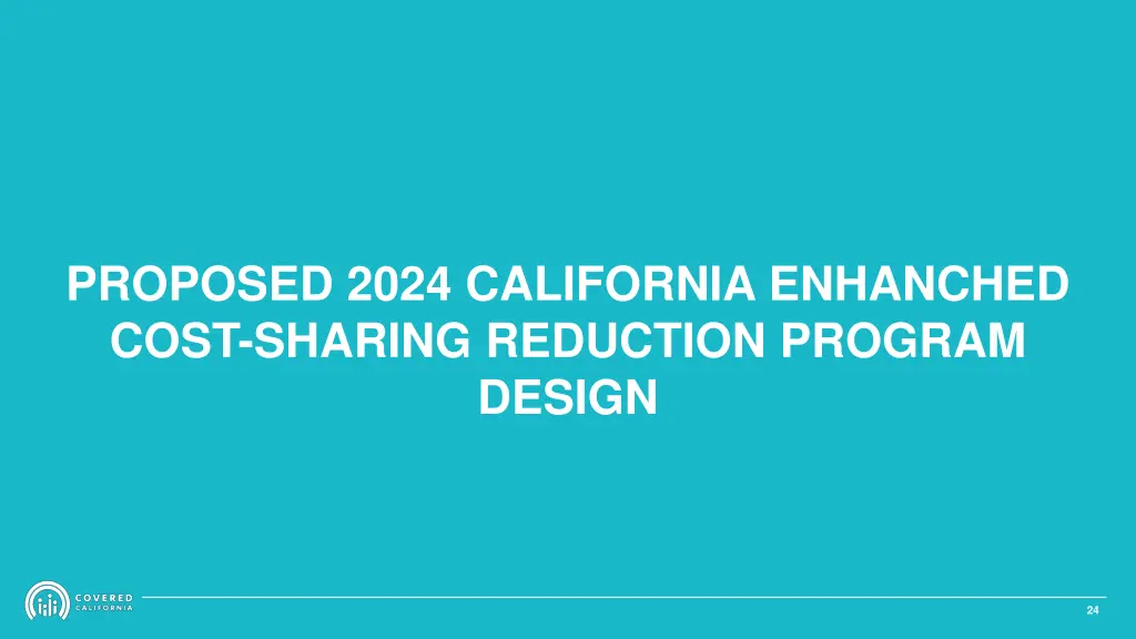 proposed 2024 california enhanched cost sharing
