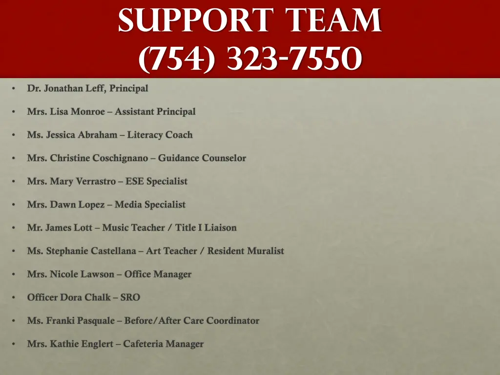 support team 754 323 7550