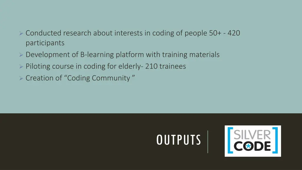 conducted research about interests in coding